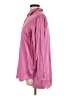 Robert Graham Solid Pink Long Sleeve Silk Top Size L - photo 5
