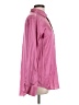 Robert Graham Solid Pink Long Sleeve Silk Top Size L - photo 4