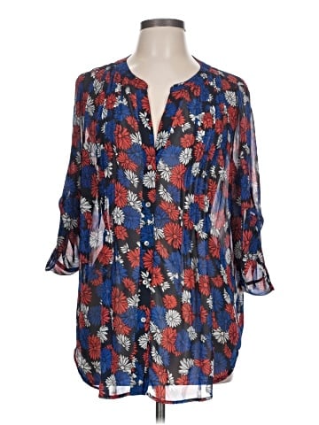 Chaus 3/4 Sleeve Blouse (view 1)