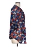 Chaus 100% Polyester Blue 3/4 Sleeve Blouse Size L - photo 4
