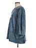 BCBGMAXAZRIA Blue 3/4 Sleeve Blouse Size L - photo 5