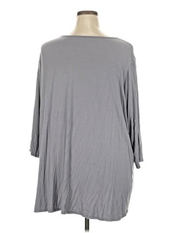 Susan Graver 3/4 Sleeve T-Shirt (view 2)