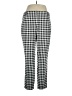 Cato Checkered-gingham Black Casual Pants Size 14 - photo 1