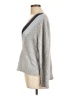 CALVIN KLEIN JEANS Chevron-herringbone Gray Pullover Sweater Size L - photo 5