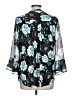 Charter Club 100% Polyester Teal 3/4 Sleeve Blouse Size L - photo 2