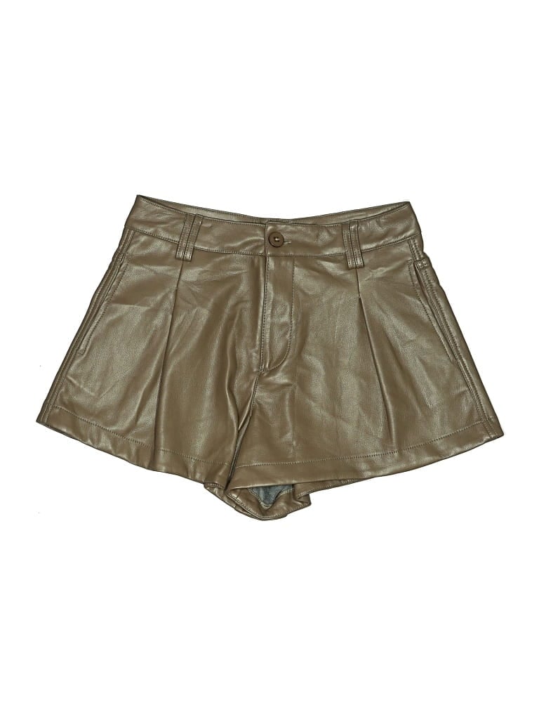 Pre-owned Miou Muse Shorts In Gold
