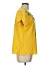 Assorted Brands 100% Rayon Yellow Short Sleeve Blouse Size L - photo 4