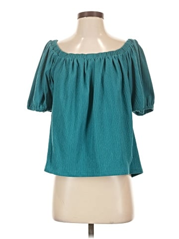 By Anthropologie Short Sleeve Blouse (view 1)