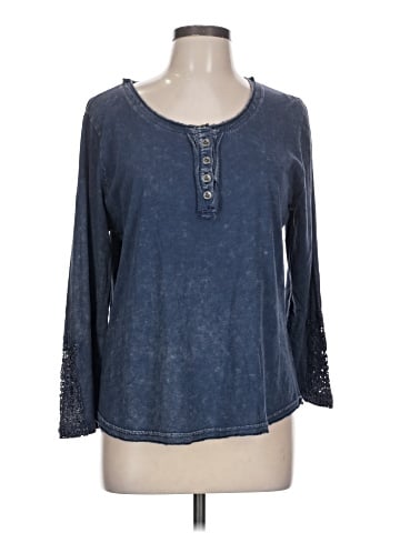 Soft Surroundings Long Sleeve Henley (view 1)