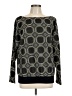 Trina Turk Print Black Pullover Sweater Size L - photo 1