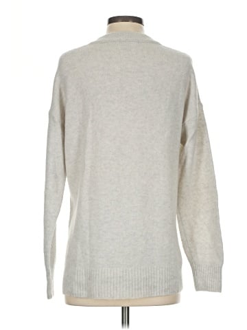 Madewell Bartlett V-Neck Pullover Sweater in Coziest Yarn (view 2)