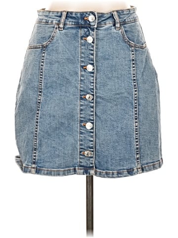 MNG Denim Skirt (view 1)