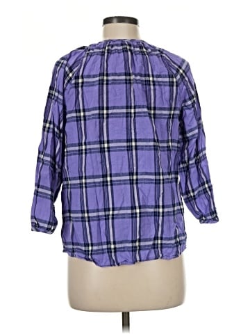 St. John's Bay 3/4 Sleeve Button-Down Shirt (view 2)