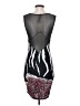 Monaco Animal Print Black Cocktail Dress Size M - photo 2
