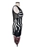 Monaco Animal Print Black Cocktail Dress Size M - photo 4