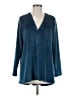 Natori Blue Long Sleeve Top Size M - photo 1