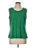 North Style Green Sleeveless T-Shirt Size L - photo 1