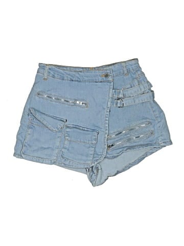 Daisy Denim Shorts (view 1)