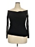 Torrid Black 3/4 Sleeve Top Size 2X Plus (2) - photo 1