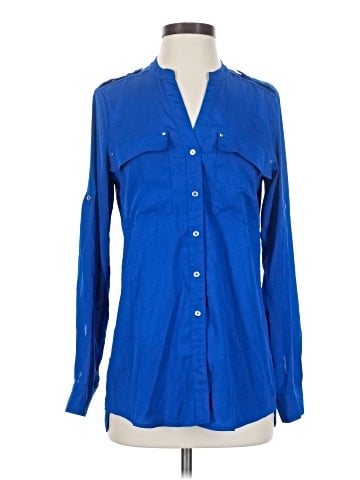 Calvin Klein Long Sleeve Blouse (view 1)