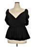 Ashley Stewart Black 3/4 Sleeve Blouse Size 18 Plus - photo 1