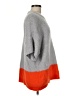 Lilla P Color Block Gray Pullover Sweater Size Med - Lg - photo 4