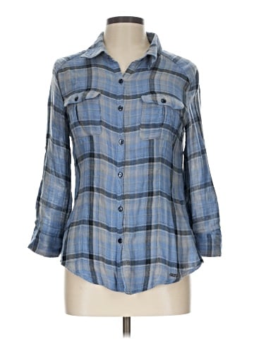 Seven7 3/4 Sleeve Button-Down Shirt (view 1)