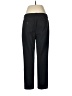 Banana Republic Solid Black Wool Pants Size 6 - photo 2