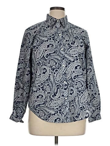 Lauren by Ralph Lauren Long Sleeve Blouse (view 1)