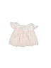 Little Lass 100% Polyester Pink Short Sleeve Blouse 9-12 MO / 12 MO - photo 2