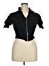 Voice Black Short Sleeve Blouse Size XL - photo 1