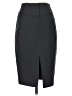 Express Design Studio Solid Gray Formal Skirt Size 0 - photo 2