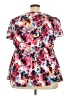 Torrid 100% Polyester Pink Short Sleeve Blouse Size 2X Plus (2) - photo 2
