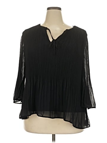 JM Collection 3/4 Sleeve Blouse (view 1)