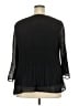 JM Collection 100% Polyester Black 3/4 Sleeve Blouse Size 2X - photo 2