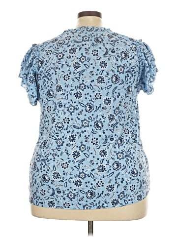 Ann Taylor Short Sleeve Blouse (view 2)
