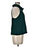Free People Teal Sleeveless Blouse Size M - photo 4