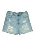 Wax Jean Blue Denim Shorts Size L - photo 1