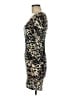 Bongo Animal Print Brown Cocktail Dress Size M - photo 5