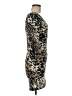 Bongo Animal Print Brown Cocktail Dress Size M - photo 4