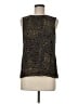 Tory Burch 100% Silk Brown Sleeveless Silk Top Size 6 - photo 1