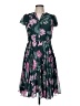 Ann Taylor 100% Polyester Tropical Teal Cocktail Dress Size 6 (petite) - photo 1