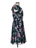 Ann Taylor 100% Polyester Tropical Teal Cocktail Dress Size 6 (petite) - photo 4