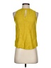E&M Collection Yellow Sleeveless Blouse Size S - photo 1