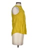 E&M Collection Yellow Sleeveless Blouse Size S - photo 4