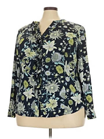 Jones New York Collection Long Sleeve Blouse (view 1)