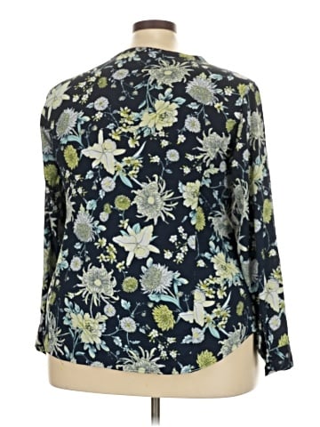 Jones New York Collection Long Sleeve Blouse (view 2)