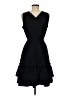 Calvin Klein 100% Polyester Black Cocktail Dress Size 6 - photo 2