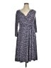 Apt. 9 Blue Casual Dress Size XL - photo 1