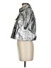 Gryphon New York 100% Polyester Metallic Silver Jacket Size S - photo 5